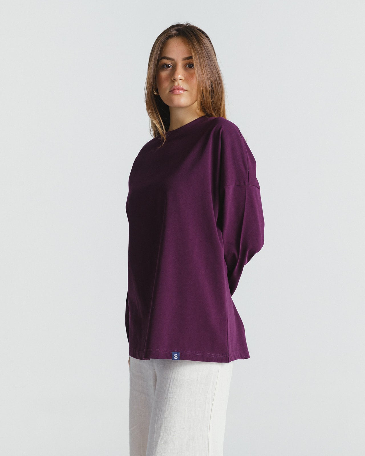"عزيزة" BLOUSE IN PURPLE