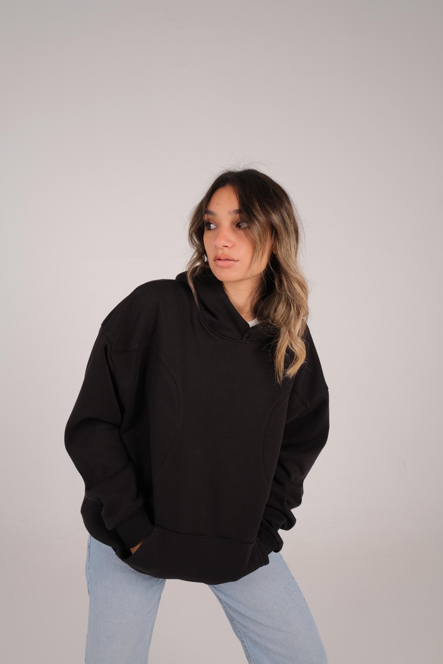 Unisex “INKY” hoodie in black