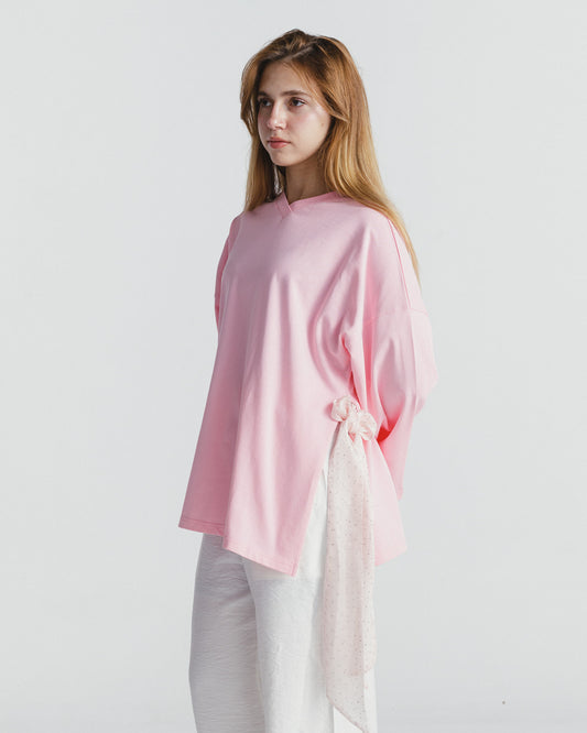 "بريق" BLOUSE IN PINK
