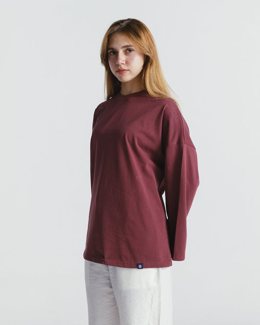 "عزيزة" BLOUSE IN TERRACOTTA